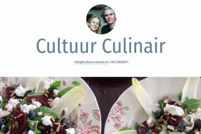 Screenshot homepage www.cultuurculinair.nl