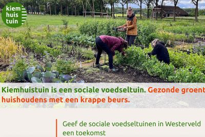 Screenshot homepage www.kiemhuistuin.nl